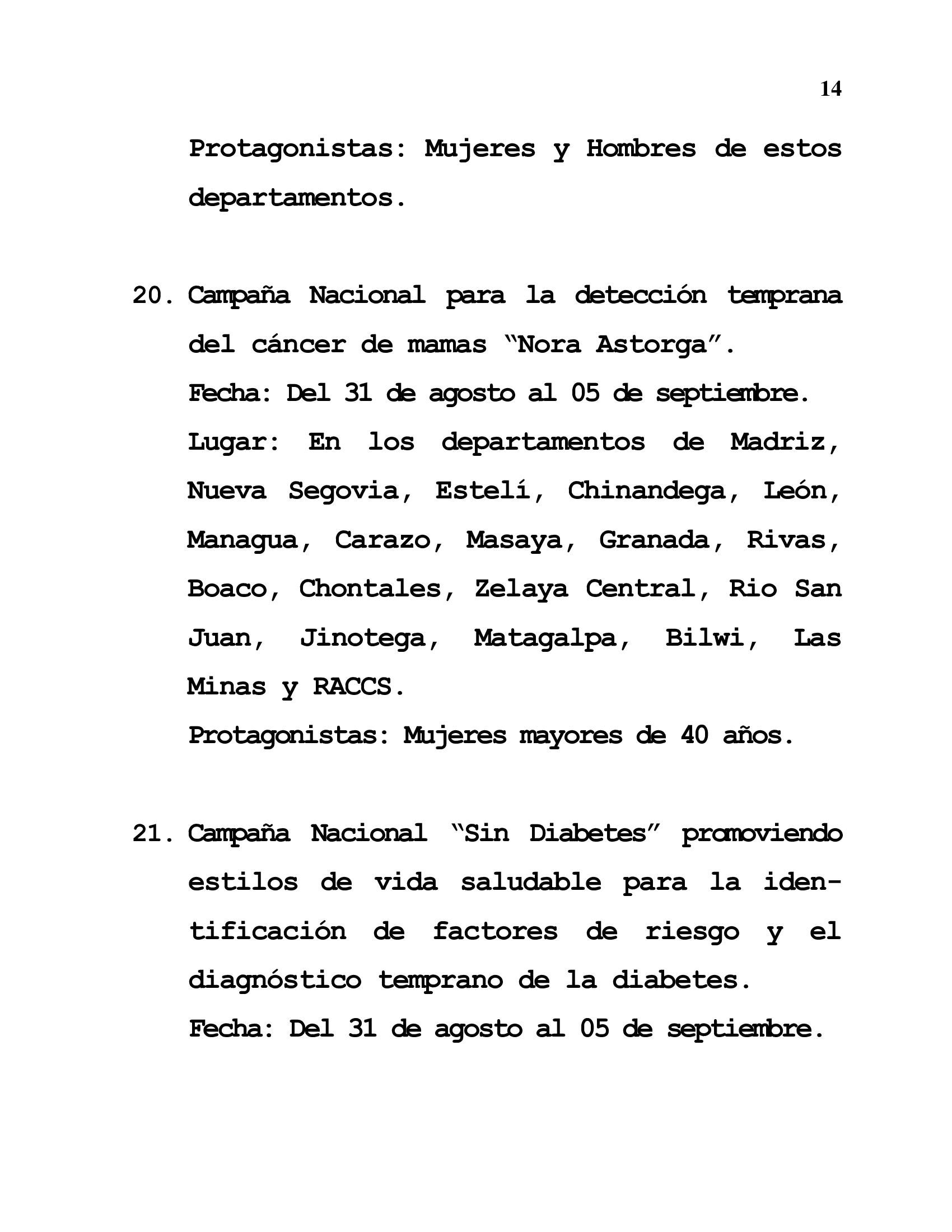 MINSA14