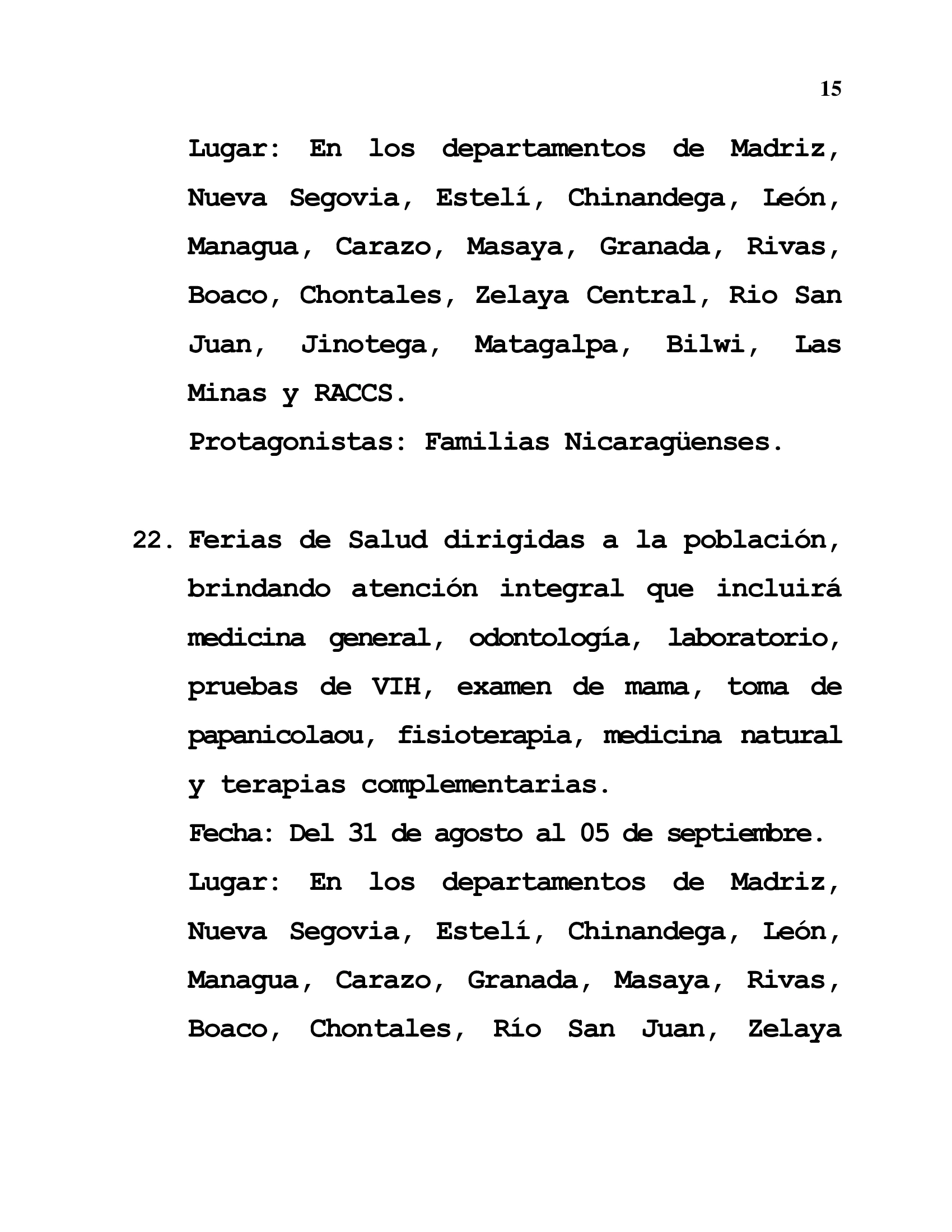 MINSA15