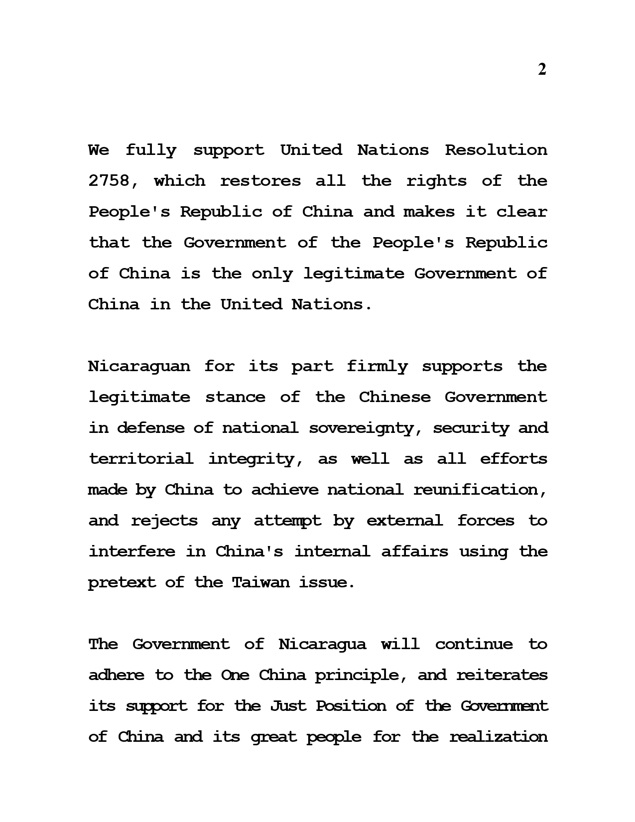 declaracion_del_pueblo_y_estado_de_nicaragua_sobre_el_asunto_de_taiwan_18-5-2026_ingles_page-0002